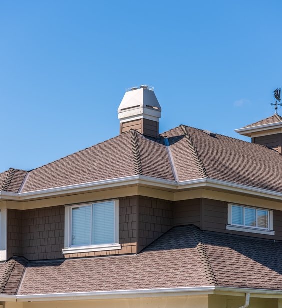 Architectural shingle roof on a Highlands Ranch Colorado home
