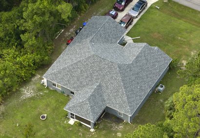 Roof inspection after hail storm in Highlands Ranch CO