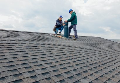 Roof inspection on a Highlands Ranch shingle roof